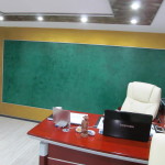 Wandgestaltung Büro